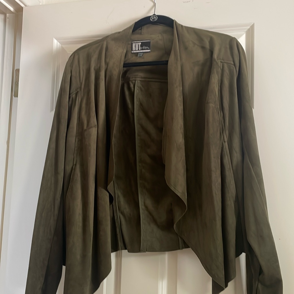 Suede-Like Jacket